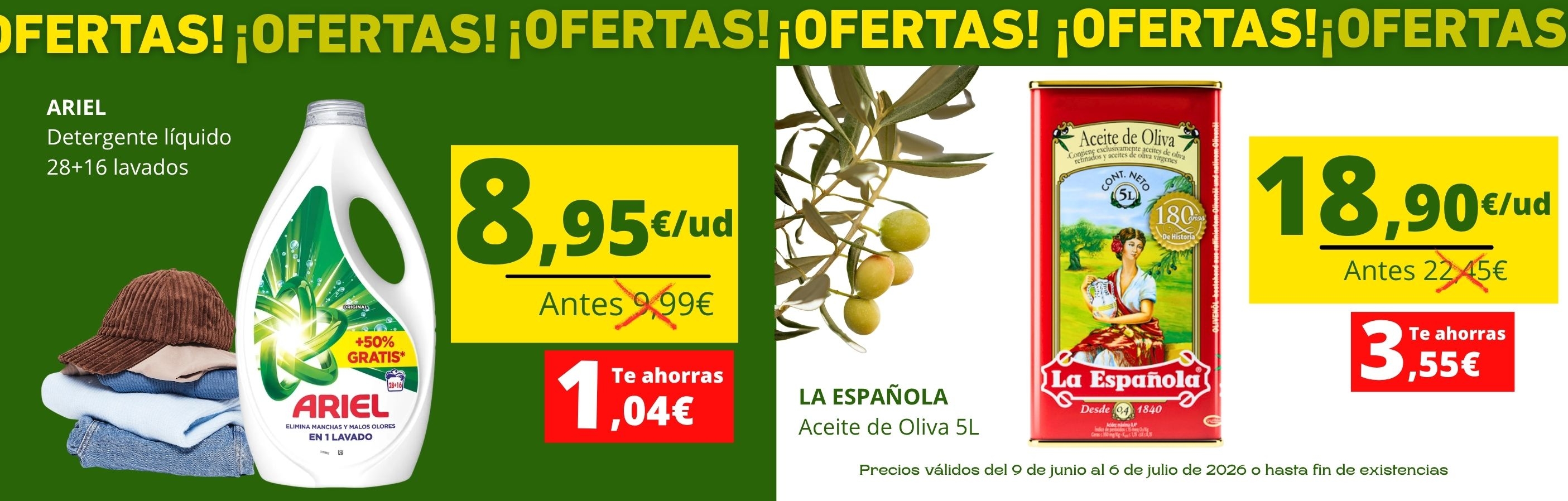 DETERGENTE Y ACEITE